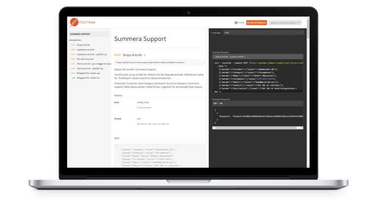 Funktioner - Summera® Support